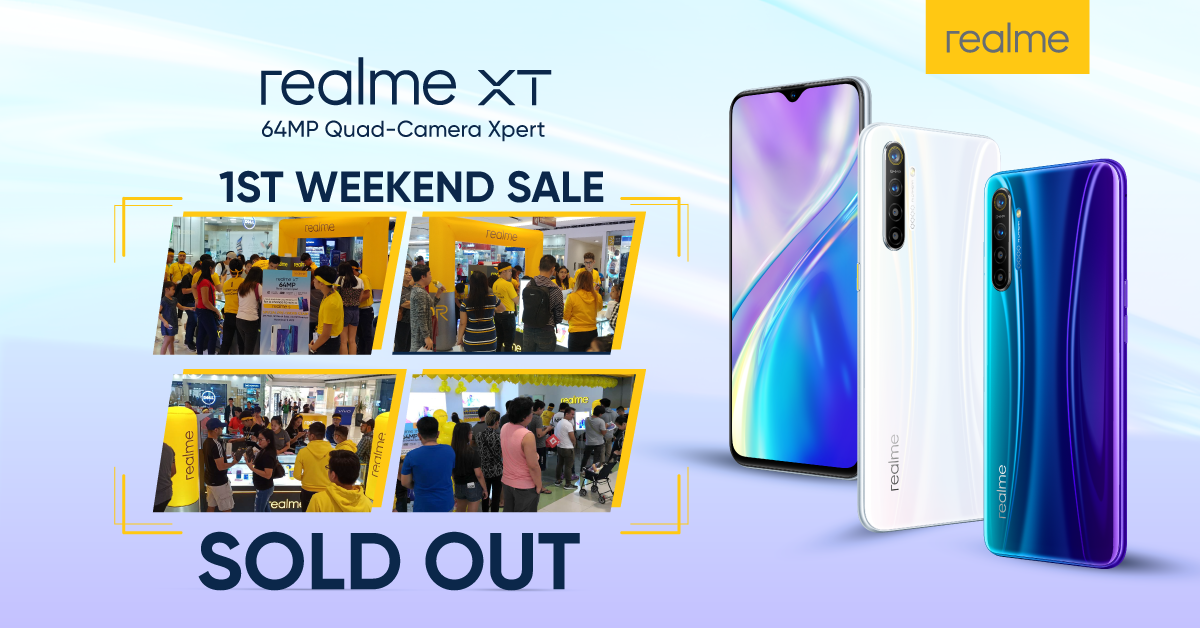 realme XT 64MP Quad-Camera Xpert Records Sold-Out First Weekend Sale