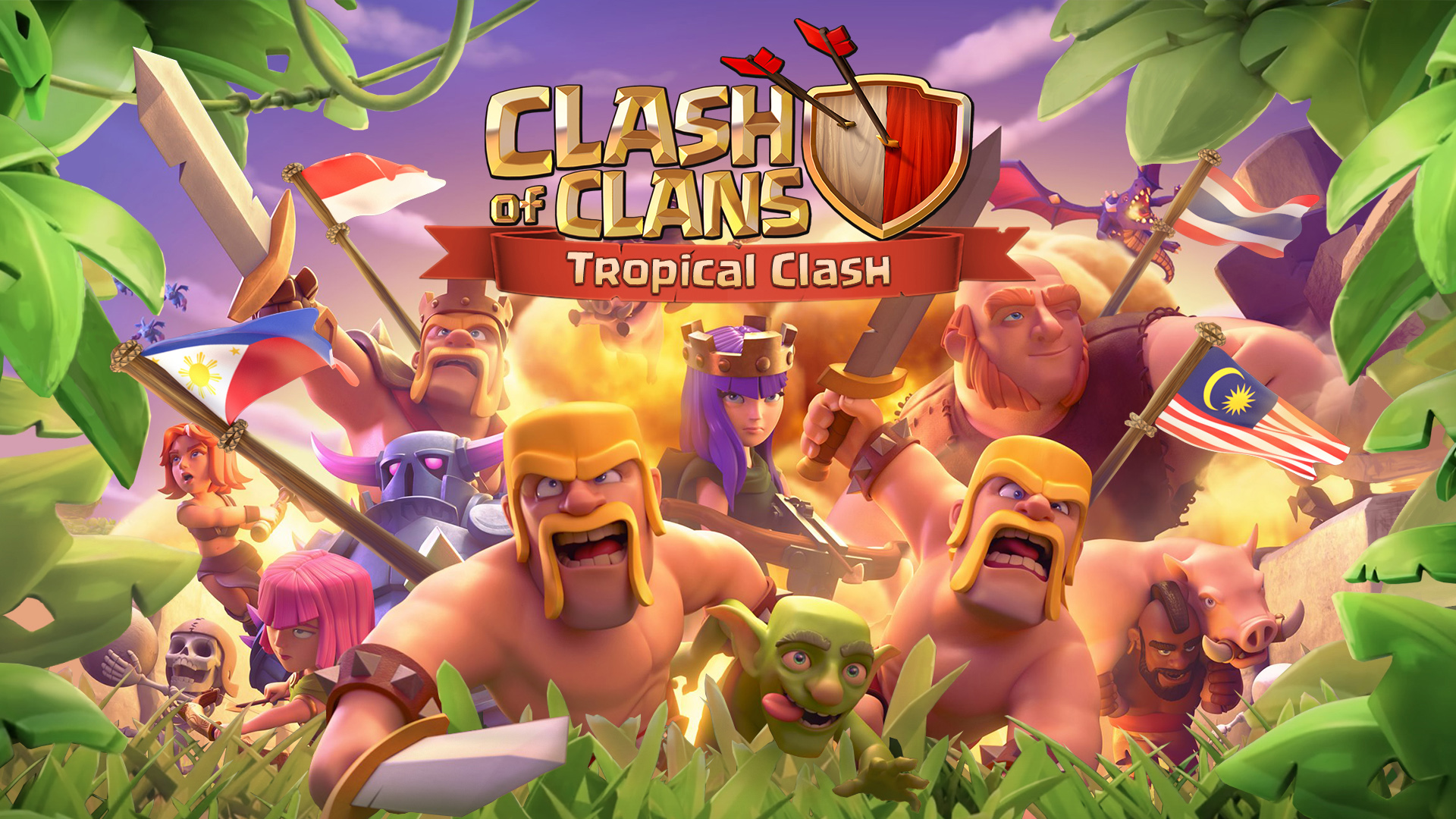 Celebrate Friendship with ‘Clash of Clans – Tropical Clash’ and Your Favorite SEA CoC Players