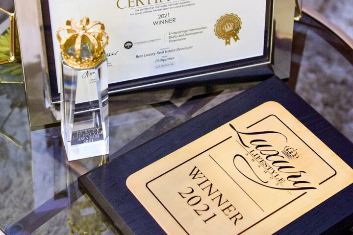 Livingsprings Bags Best Luxury Real Estate Developer in the Philippines at Luxury Lifestyle Awards 2021