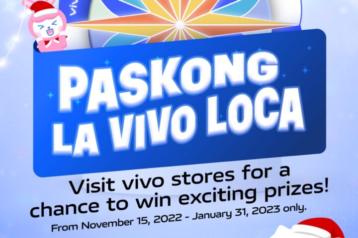 ‘Tis the Season to be Lucky with vivo’s Paskong La vivo Loca Christmas Giveaway Festival