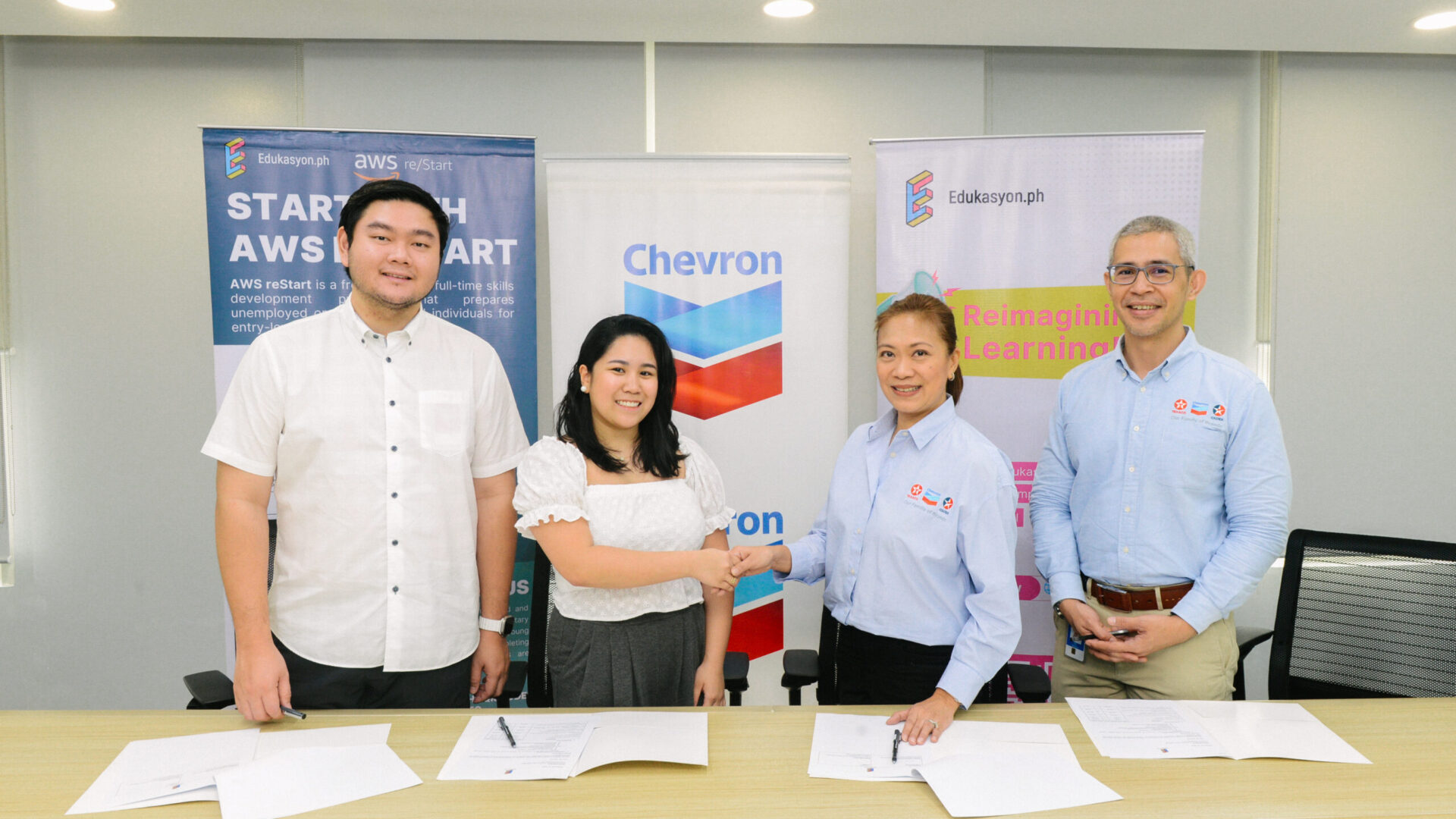 Chevron Renews Partnership with Edukasyon.ph Through AWS re/Start Program