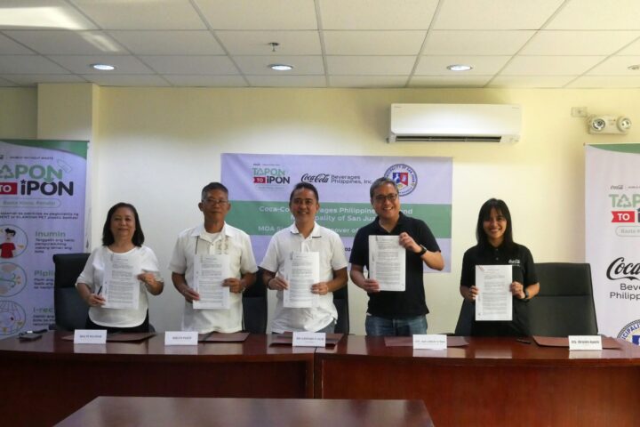 Coca-Cola Beverages PH Teams Up with San Juan, Batangas Municipality for Clear PET Plastic Bottle Collection, Recycling