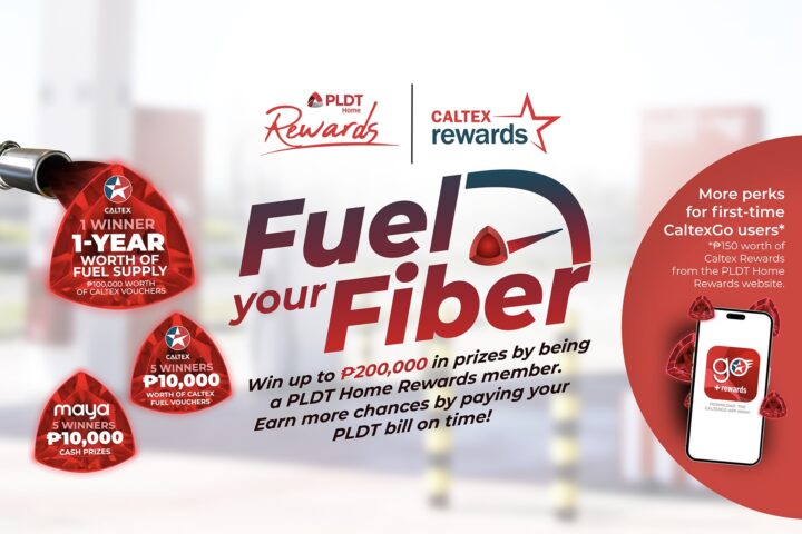 Get a Chance to Win P100,000 Points in Caltex and PLDT Home Fuel Your Fiber Speed Promo
