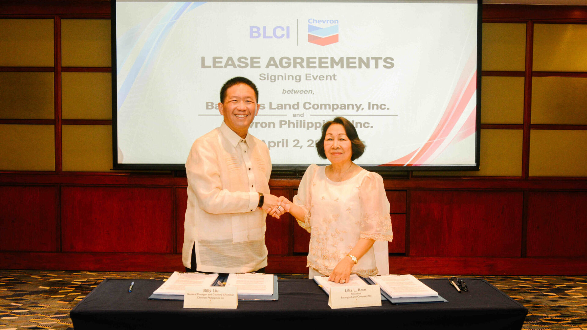 Chevron and BLC Sign Lease Agreements, Strengthen Energy Security Across Key Areas in PH